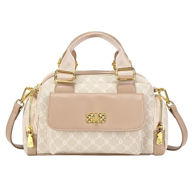 Geantă de mână, stil urban minimalist, PVC, formă orizontală pătrată, fermoar