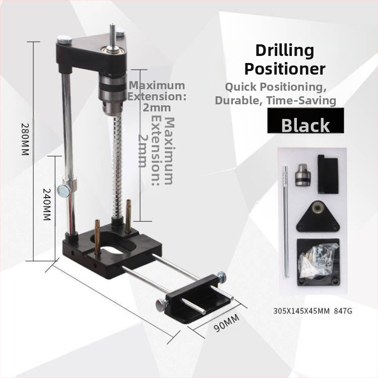 Woodpeckers prenosný vrtací lokátor – presný stolársky lokátor, konštrukcia z kovu a technického plastu, pre domáce použitie