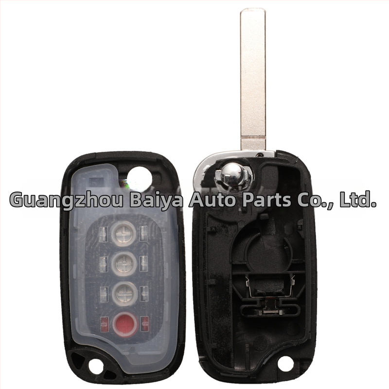 Корпус за ключ Mercedes-Benz Smart сгъваем дистанционен ключ – съвместим с 3-ключ/4-ключ, пластмасов корпус; клавишна част: мед + пластмаса; тегло 45 g