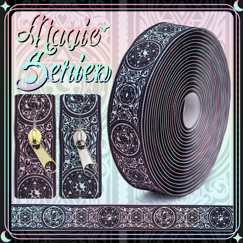 No. 5 Magic Series Σετ φερμουάρ αποσκευών από νάιλον — Υλικό: Νάιλον; Λειτουργία: Φερμουάρ αποσκευών; Μάρκα: Changsons