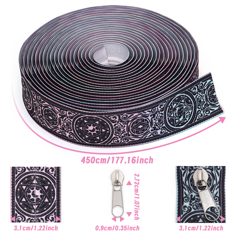 No. 5 Magic Series nailoninis lagaminų užtrauktukų rinkinys — Medžiaga: nailonas; Funkcija: lagaminų užtrauktukas; Prekės ženklas: Changsons