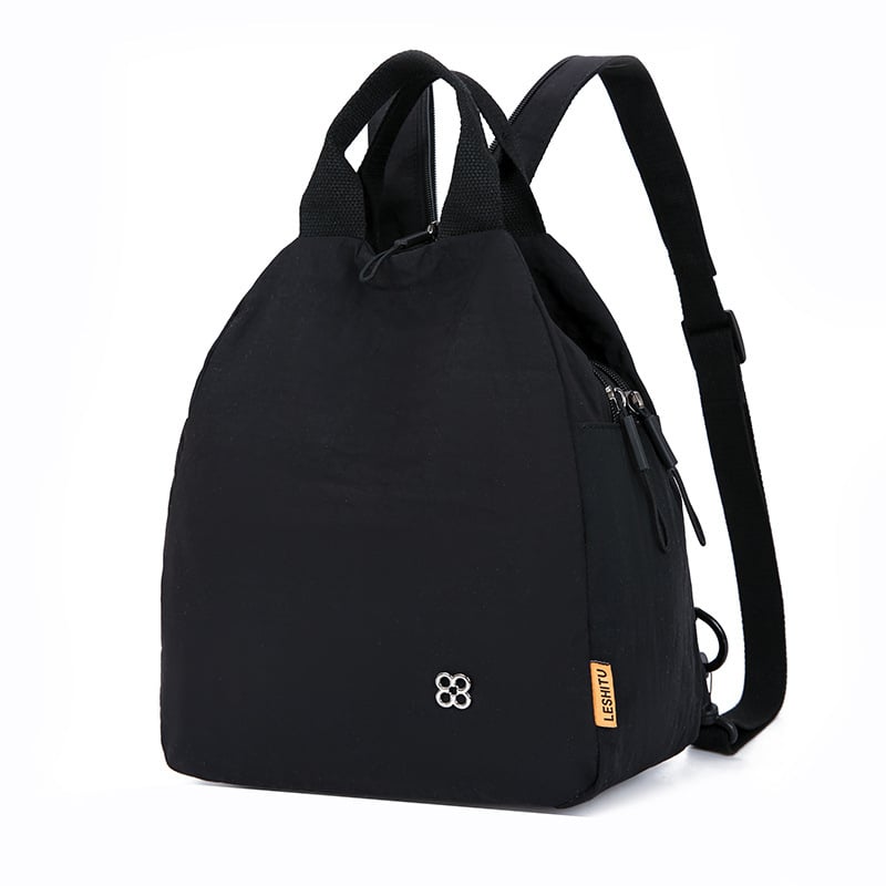 Ženski najlon ruksak s tri načina nošenja (ruksak/torba preko ramena/ručna torba), zatvaranje zipom, poliester podstava, unutarnja džep sa zipom i džep za mobitel, otporan na habanje i protiv krađe, ljeto 2025, brend .SL.