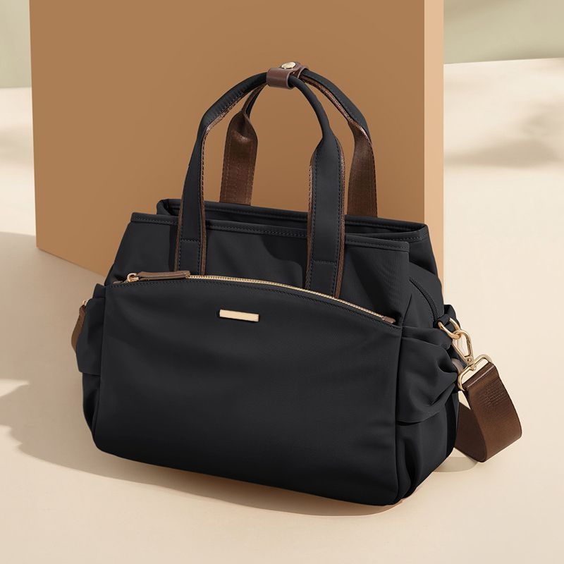 Ženska platnena torba, velika kapaciteta, crossbody stil, zatvarač, poliester podstava, ljeto 2025