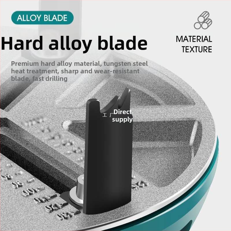 Регулируем многофункционален дърводелски инструмент за пробиване на дупки за дърво, гипсокартон, пластмаса и алуминиева плоча