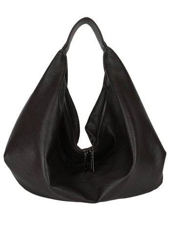 PU krepšys dumpling formos, crossbody rankinė su užtrauktuku uždarymu ir poliesterio pamušalas, vidinė kišenė su užtrauktuku