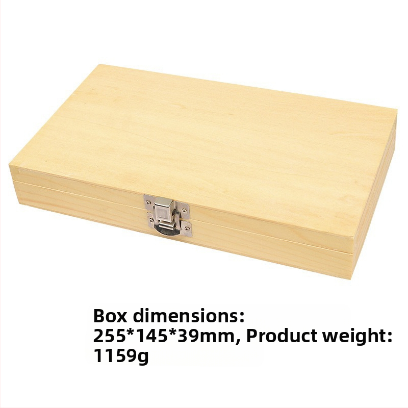 DZT/Dongzhe: 6-частен дърводелски набор свредла в дървена кутия, размери 6-20