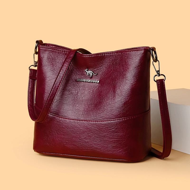 PU torba tip košarica, urbani minimalistički stil, zatvaranje zipom, unutarnja džep za telefon, unutarnji sloj