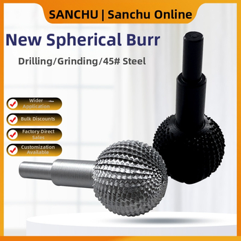 Kampinė šlifavimo galvutė medienos apdirbimui, anglies plienas, modelis SCQ02-A1, prekės ženklas Three Early Online, taikymas: pjovimas ir griovimo formavimas medienoje