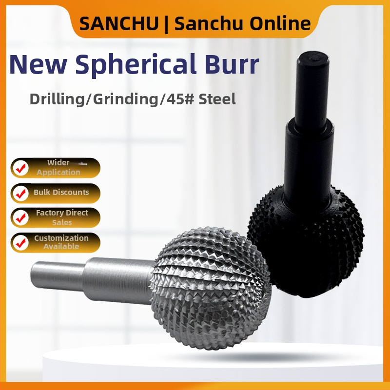 Kampinė šlifavimo galvutė medienos apdirbimui, anglies plienas, modelis SCQ02-A1, prekės ženklas Three Early Online, taikymas: pjovimas ir griovimo formavimas medienoje