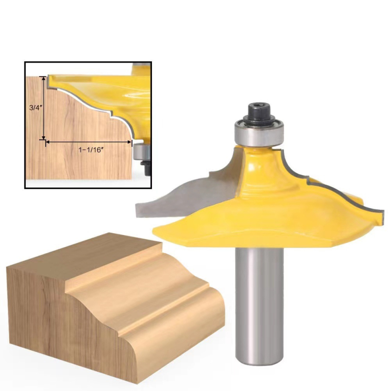 Frez za lice za obradu drveta, tvrde legure, premazana, 2 usjeka, 2 oštrice