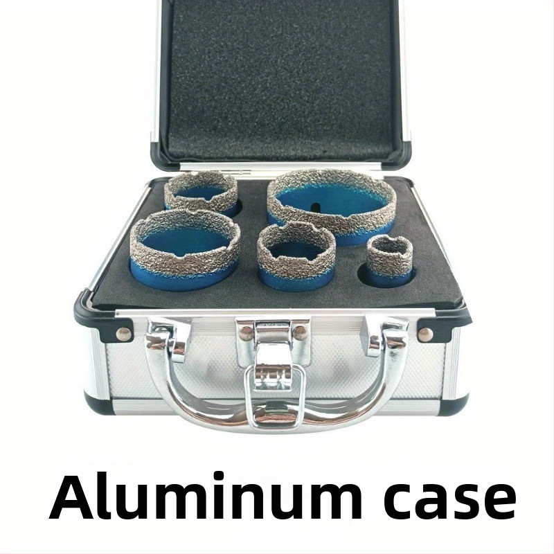 Комплект от 5 части за сухо пробиване с M14 – дупкови свредла за порцеланови плочки, гранит, мрамор и витрифицирана тухла