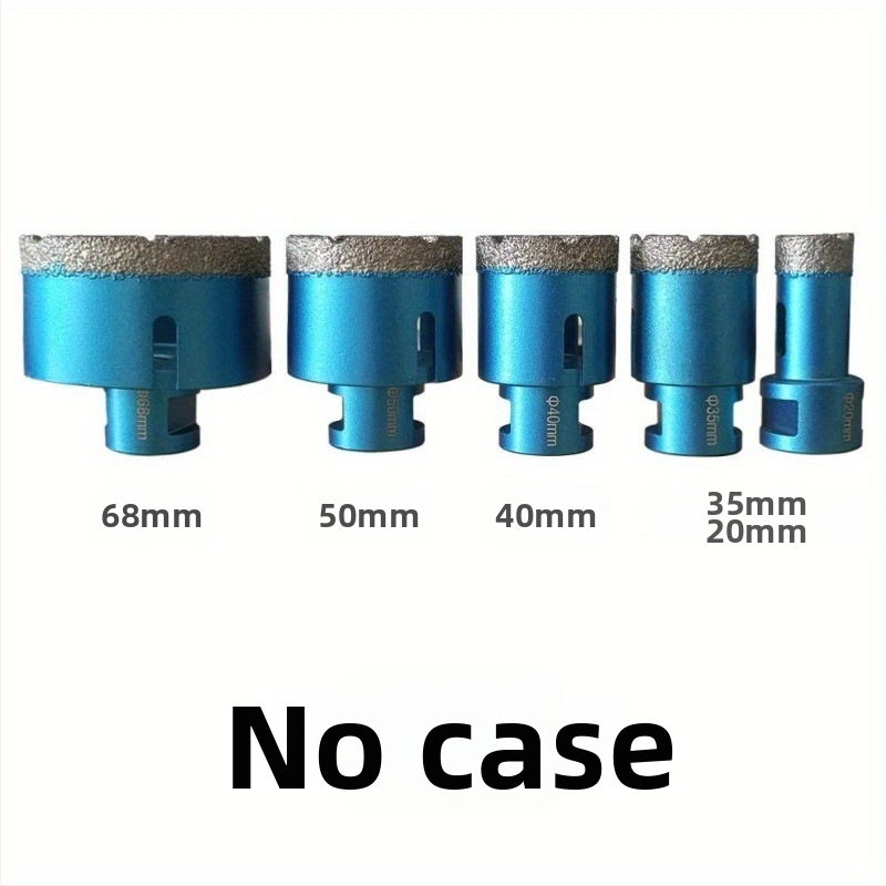 Комплект от 5 части за сухо пробиване с M14 – дупкови свредла за порцеланови плочки, гранит, мрамор и витрифицирана тухла