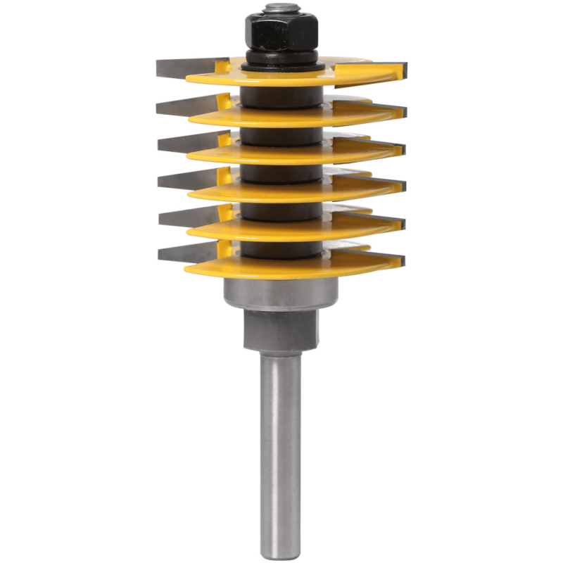 JGZUI 8‑хендъл нож за фингърджойнт, 2 мм острие, 5 режещи ръба, 46 мм сферична глава