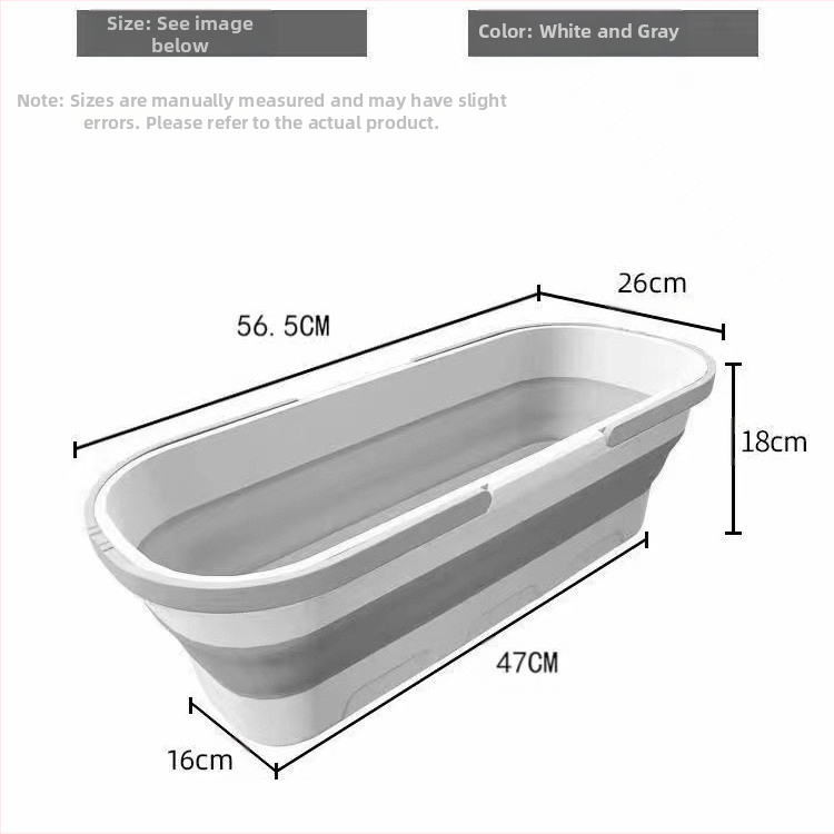 Κουβάς για σφουγγαρίστρα από σιλικόνη, πτυσσόμενος, για εξωτερικό πλύσιμο αυτοκινήτων, αντοχή φόρτου πάνω από 10 kg