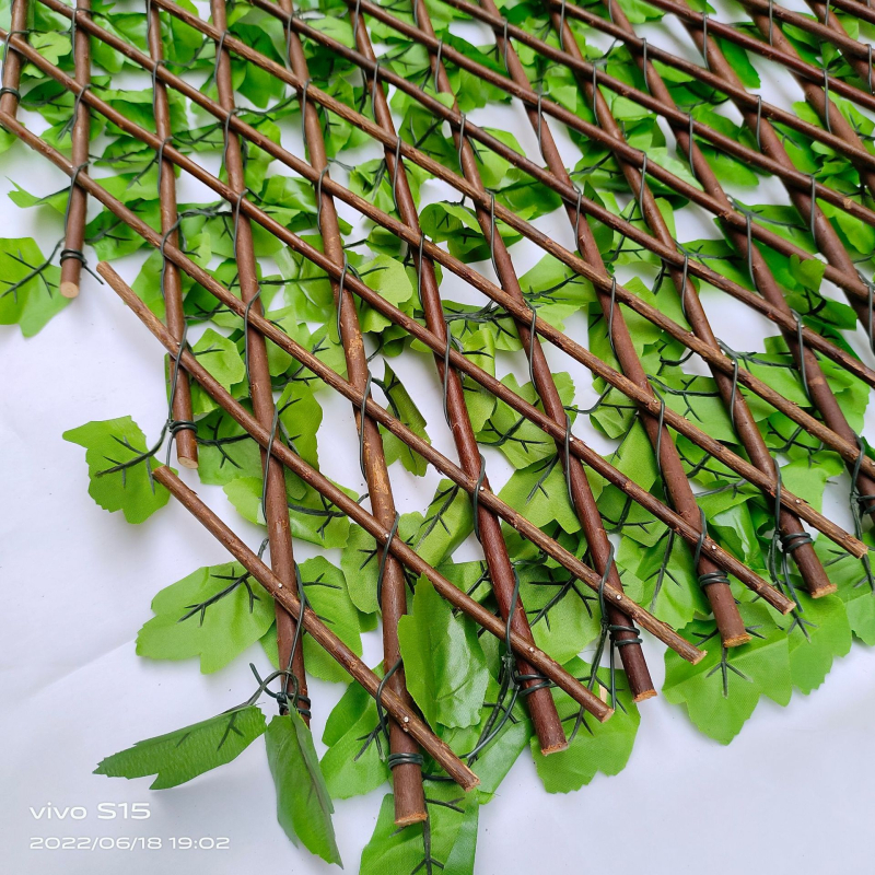 Maple Leaf umjetno lišće za ogradu — plastika i svila cvjetovi, postupak injekcijske formacije, Five-color grass brand, namjena: ostalo