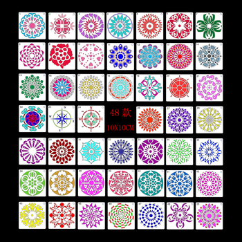 Mandala шаблон за рисуване – PET материал, марка Painted Enle; Частна марка: Да; IP авторизация: Не; Внос: Не