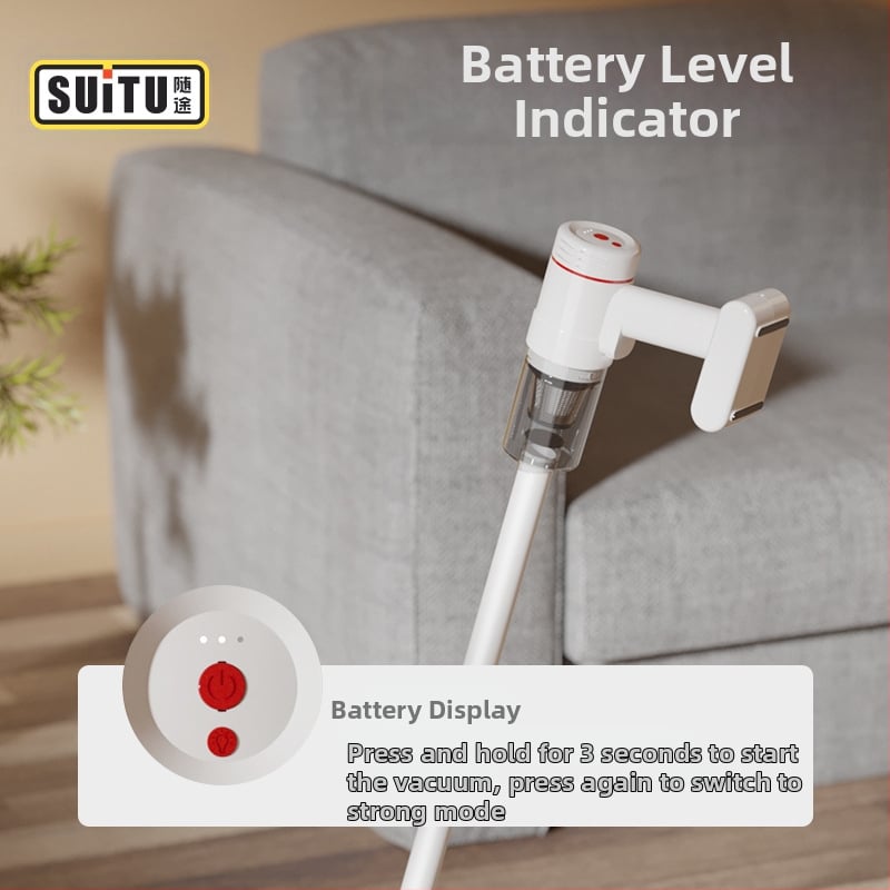 Nešiojamasis automobilių dulkių siurblys su 10000 Pa siurbimo galia, 120 W, įkraunamas belaidis