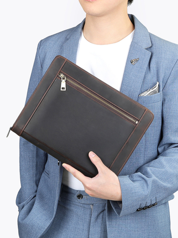 Pánska clutch taška: Prírodná koža; Vrchný vrstva hovädzej kože; Odolný voči opotrebeniu; Značka: Marent; Podšívka: polyester-bavlna