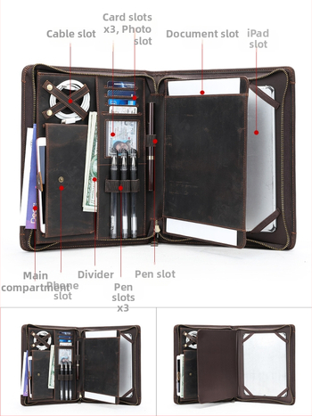 Мъжки клъч: истинска кожа, горен слой телешка кожа, износоустойчив, Marent (Материал: истинска кожа; Горен слой телешка кожа; Функция: износоустойчивост; Подплата: полиестер-памук; Марка: Marent)