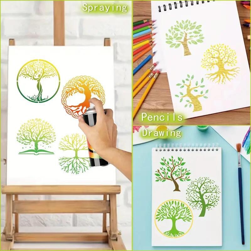 Purple Butterfly PET plokštė lazeriniam graviravimui – piešimo šablonas su Gyvenimo medžio motyvu ir iškirpimais DIY