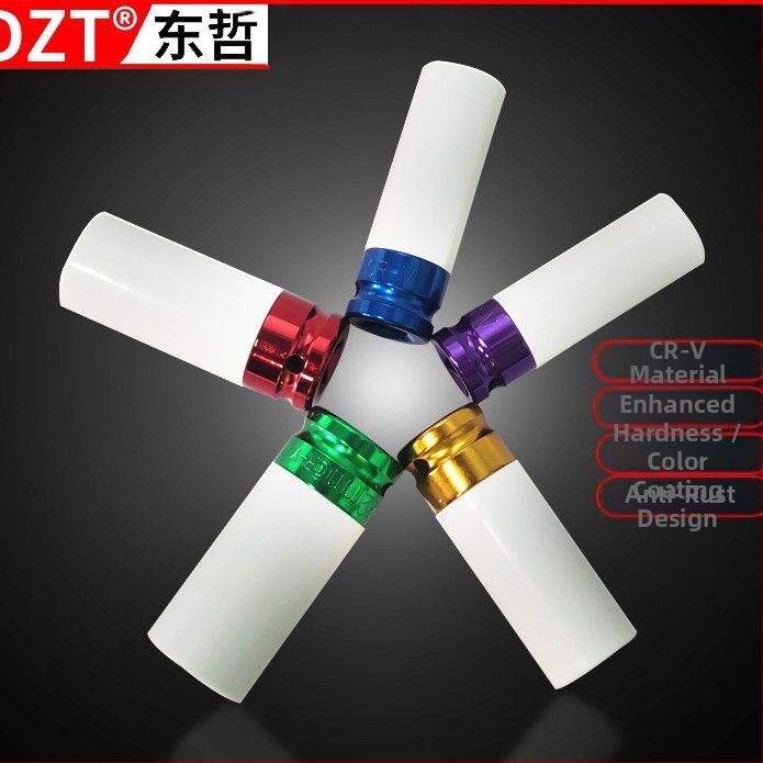 Сет втулки за гаечен ключ, 3 бр., хром ванадий стомана, полирано хромиране, метричен стандарт