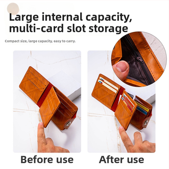 PU bőr rövid pénztárca dollár mintával, több kártyatartó, mágneszár