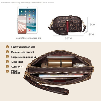 Ženská crossbody taška, štvorcový štýl, PVC materiál, zips, voľnočasové nosenie