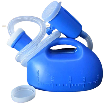 Πτυσσόμενο φορητό ουρητήριο, χωρητικότητας 2000 ml, με μακρύ σωλήνα