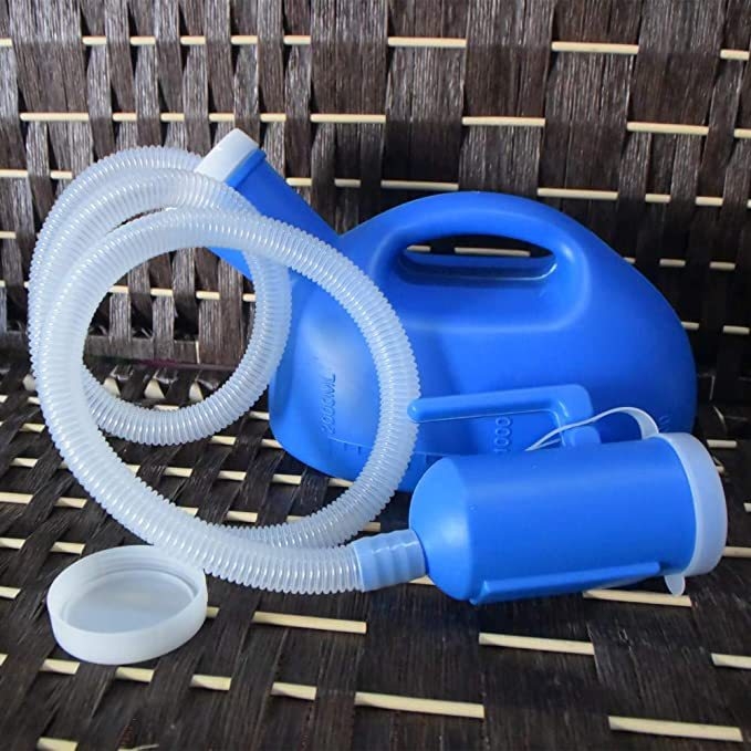 Πτυσσόμενο φορητό ουρητήριο, χωρητικότητας 2000 ml, με μακρύ σωλήνα