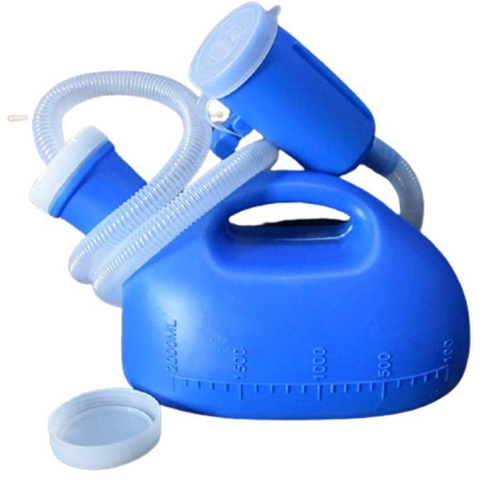 Πτυσσόμενο φορητό ουρητήριο, χωρητικότητας 2000 ml, με μακρύ σωλήνα