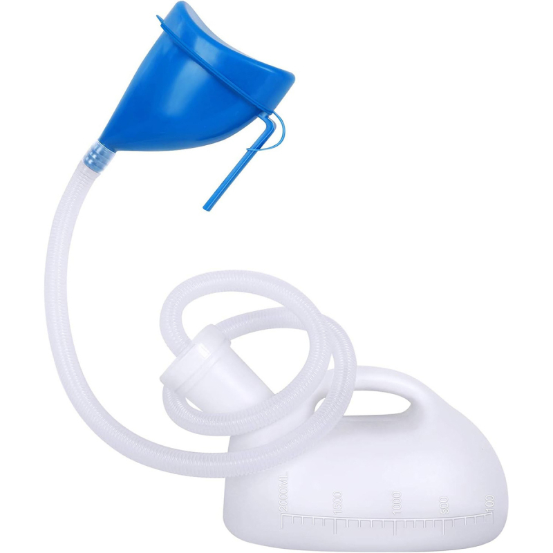 Πτυσσόμενο φορητό ουρητήριο, χωρητικότητας 2000 ml, με μακρύ σωλήνα