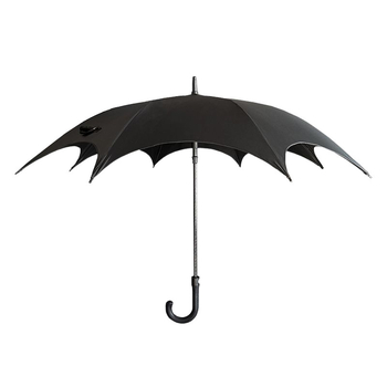 Γοτθική ομπρέλα με μακριά λαβή για βροχή ή ήλιο, χειροκίνητο άνοιγμα, ύφασμα βινύλιο (Impact Cloth), UPF > 40