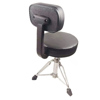 Барабанен стол с метална рамка, пяна с висока плътност и дървена седалка с гумено покритие