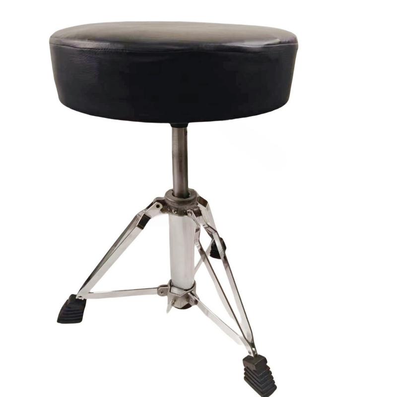 Барабанен стол с метална рамка, пяна с висока плътност и дървена седалка с гумено покритие