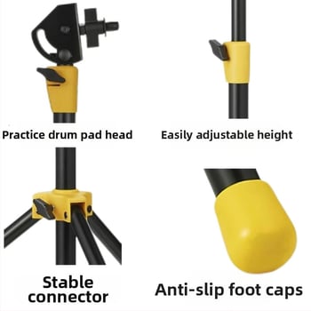 Železný stojan na bubny pre západné perkusné nástroje, doplnky k hudobným nástrojom