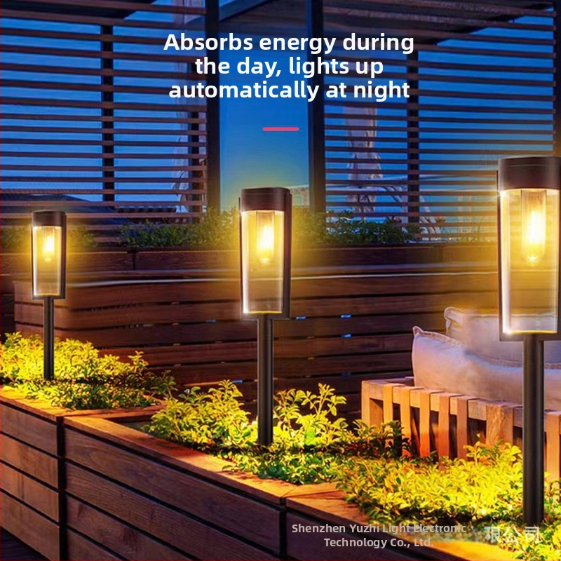 Solárne vonkajšie nástenné svietidlo s LED wolframovým vláknom — IP65, 0,2 W, 1,2 V, životnosť 10000 h