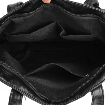 PU ženska Tote torba, korejskog stila, velika kapaciteta, horizontalan kvadratni oblik, zatvaranje zipom