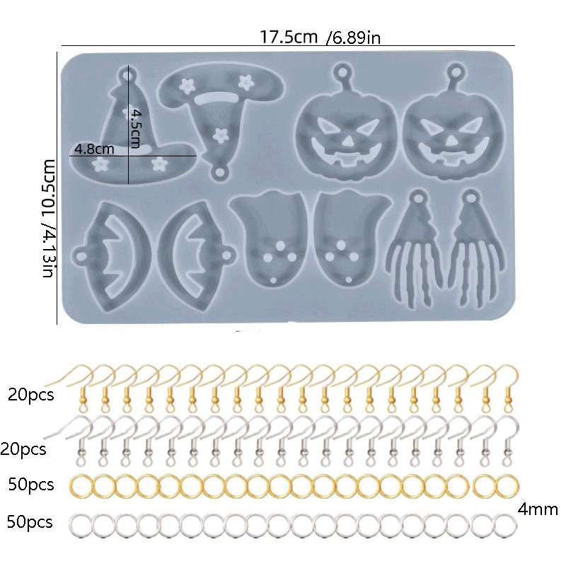 DIY nakit: kristalna viseća naušnica s oblikom od željeza i silikona; postupak ljepila; originalni dizajn; proljeće 2025; Dingku
