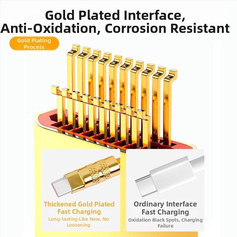 120W бързозареждащ кабел с плетена конструкция и сърцевина от чист мед, интерфейси Lightning, Type-C и Micro USB, дължина 1–2 м, индикаторна светлина