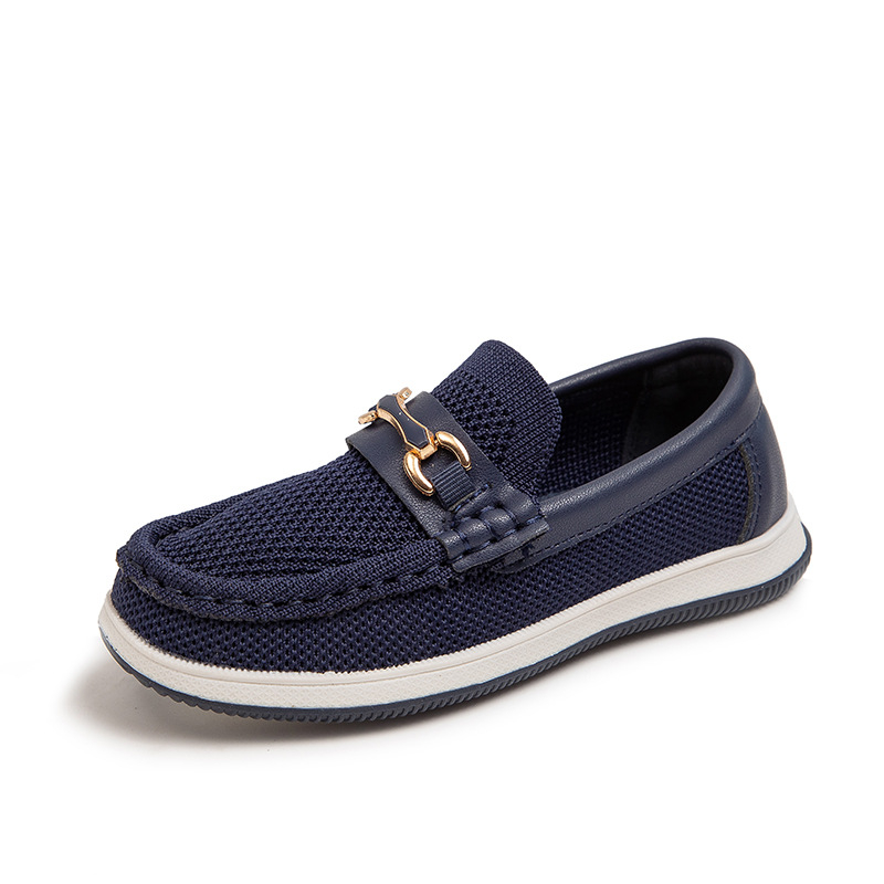 Vaikiški unisex laisvalaikio bateliai su megztu viršų, gumine padas, vienos spalvos dizainas, skirti šiuolaikiniam šokiui, 4–12 metų