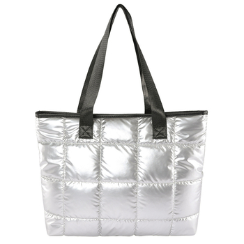 Tote чанта PU – малък размер, магнитно закопчаване, хоризонтално квадратна форма, вътрешен джоб със цип