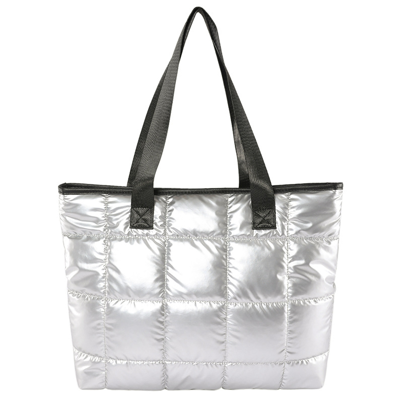 Tote чанта PU – малък размер, магнитно закопчаване, хоризонтално квадратна форма, вътрешен джоб със цип