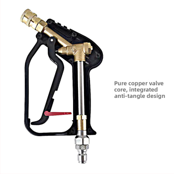 Vario aukšto slėgio plovimo pistole LZ-08 – 280 bar, 220 V, svoris 490 g, srautas 25 L/min