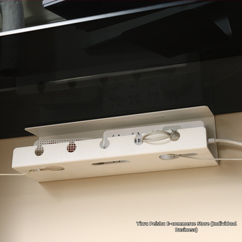 Gestionare cabluri sub birou – cutie-slot pentru cabluri, organizare fire, montaj fără găuri