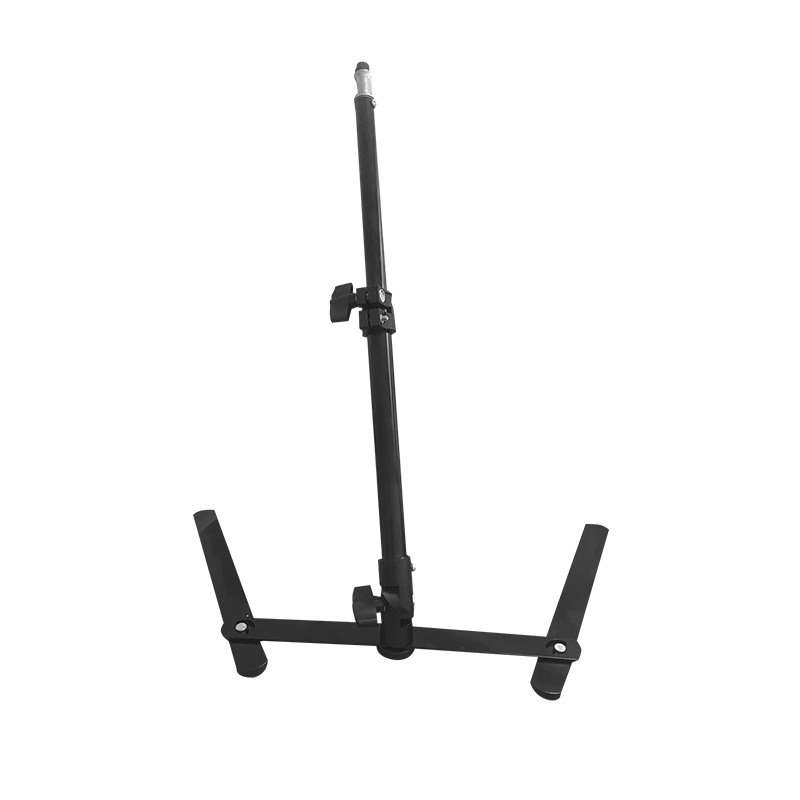 Άνω τραπεζικό στήριγμα για κινητό με φωτισμό για ζωντανή μετάδοση — μεταλλική κατασκευή, φόρτωση 2–5 kg, ύψος 44 cm, διάμετρος σωλήνα 22 mm, βάρος 0,5 kg