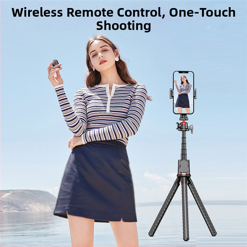 Three Eight C03: Октопод трипод за телефон и GoPro със Bluetooth дистанционно – пластмасов корпус