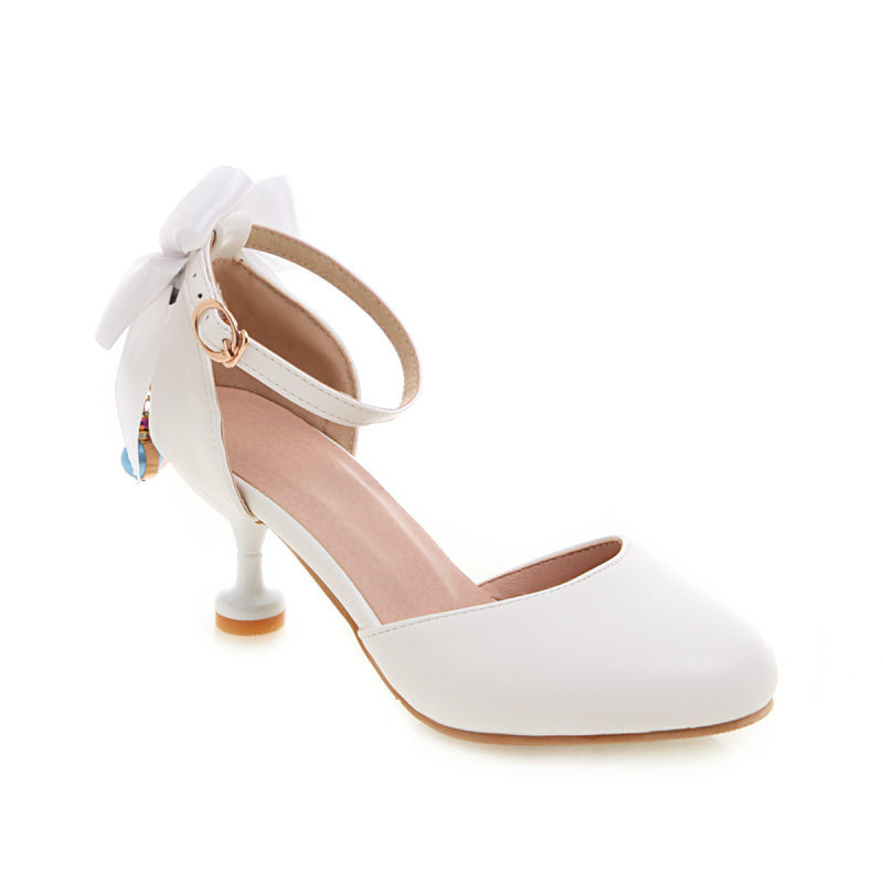 Детски сандали Princess стил за момичета, антихлъзгаща гумена подметка, възрастови групи 7–12 и 13–16 години, закръглен нос