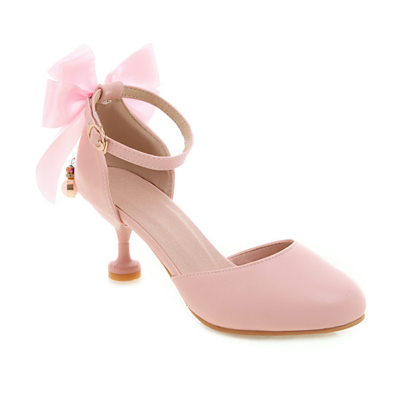 Детски сандали Princess стил за момичета, антихлъзгаща гумена подметка, възрастови групи 7–12 и 13–16 години, закръглен нос