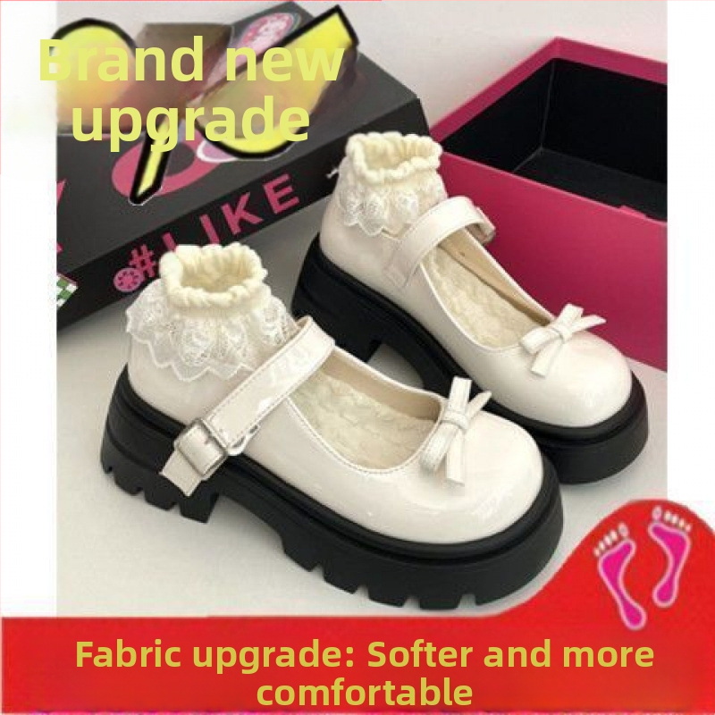 Dámske Mary Jane s hrubou podrážkou — PU horný materiál, guľatá špička, výška podpätku stredná 3–5 cm, hrubá podrážka, zapínanie na jednu pracku