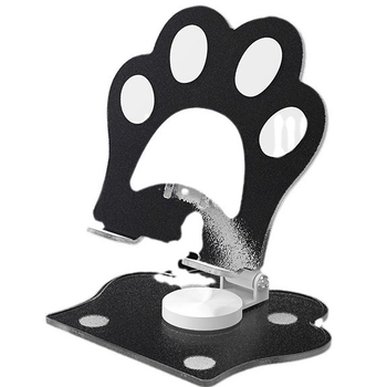 Mu Min котешка лапа — акрилен въртящ се държач за iPad и таблети, настолен монтаж